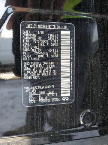 JN8AZ2NE9K9232478 Infiniti QX80 LUXE