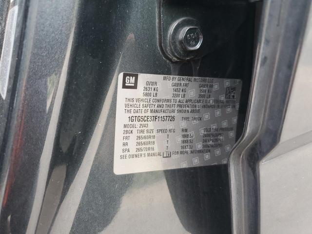1GTG5CE37F1157726 GMC CANYON SLT