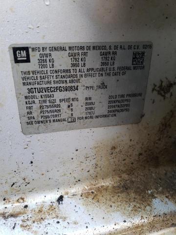3GTU2VEC2FG300834 GMC Sierra K1500 Slt
