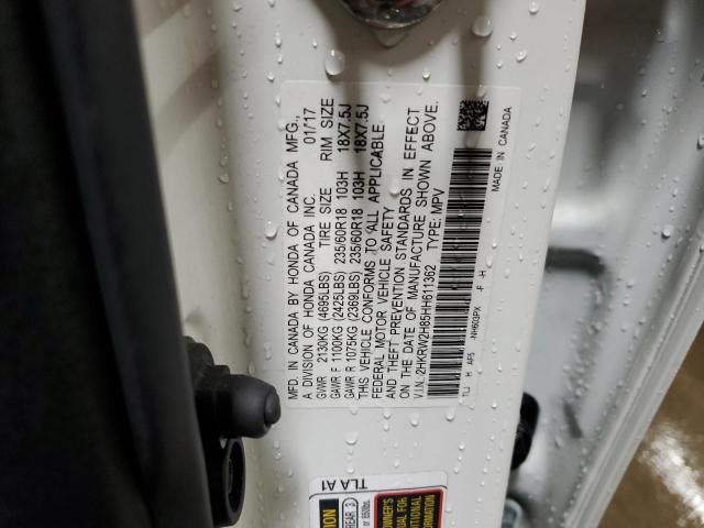 2HKRW2H85HH611362 Honda CR-V EXL