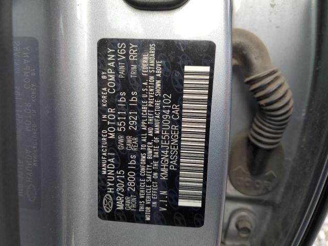 KMHGN4JE5FU094102 Hyundai Genesis 3.8l