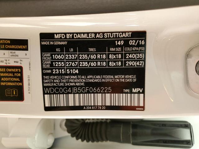 WDC0G4JB5GF066225 Mercedes-Benz GLC 300