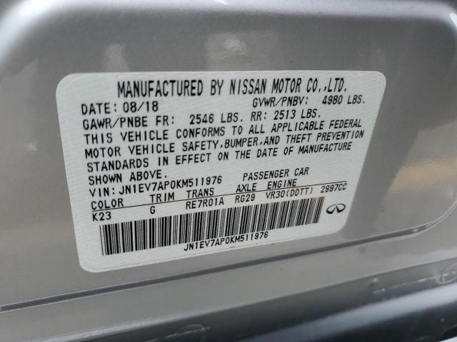 JN1EV7AP0KM511976 Infiniti Q50 LUXE