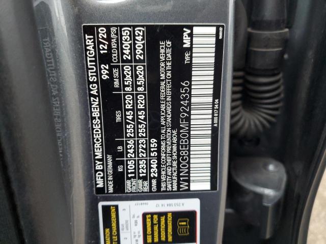 W1N0G8EB0MF924356 Mercedes-Benz Glc 300 4matic