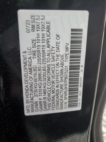 5FNRL6H97PB075231 Honda Odyssey Elite