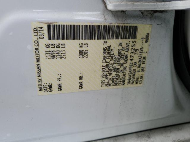 1N4AA5AP9EC473255 Nissan MAXIMA S