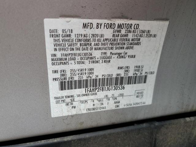 1FAHP2F81JG130536 Ford Taurus Limited
