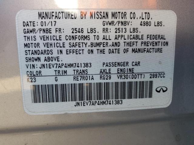 JN1EV7AP4HM741383 Infiniti Q50 Premium