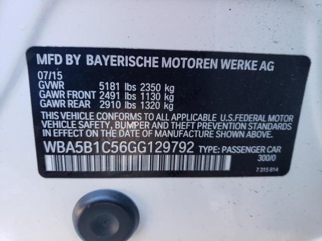WBA5B1C56GG129792 BMW 535 I