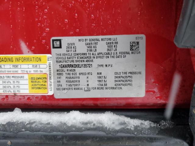1GKKRRKD6EJ135721 GMC Acadia Slt-1