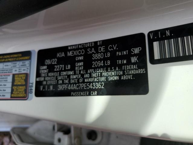 3KPF44AC7PE543362 KIA FORTE GT