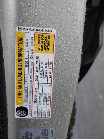 2GKFLWEK4E6114326 GMC Terrain Sle