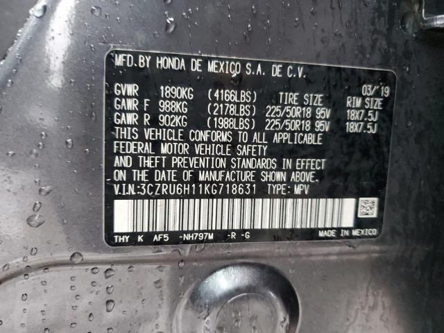 3CZRU6H11KG718631 Honda HR-V SPORT