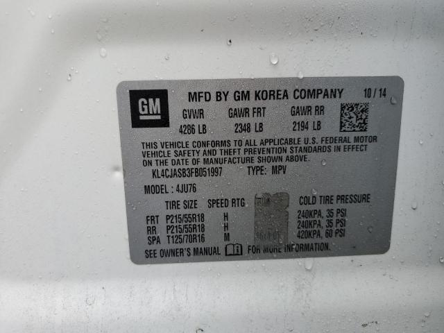 KL4CJASB3FB051997 Buick Encore