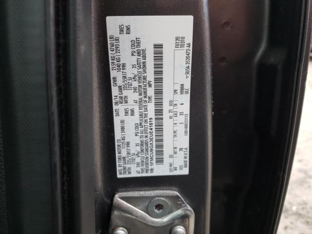 1FMCU9GX3EUE41819 Ford ESCAPE SE