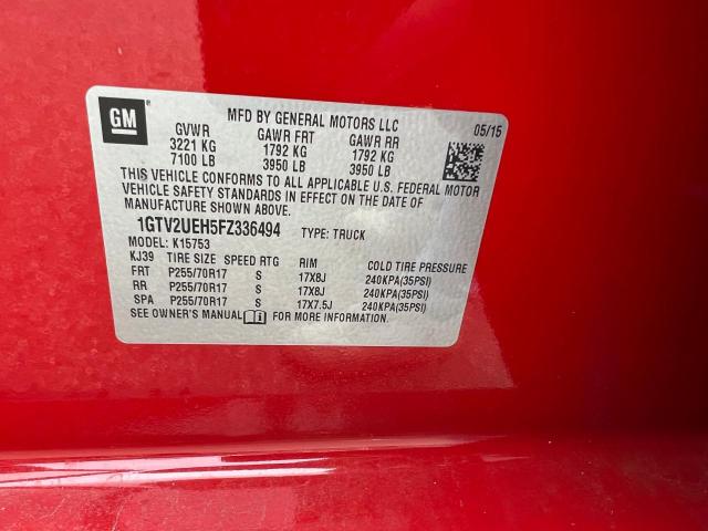 1GTV2UEH5FZ336494 GMC Sierra K1500 Sle