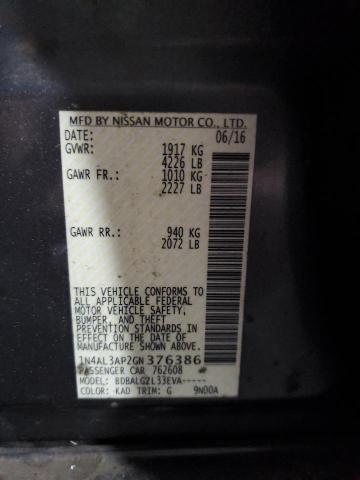 1N4AL3AP2GN376386 Nissan ALTIMA 2.5