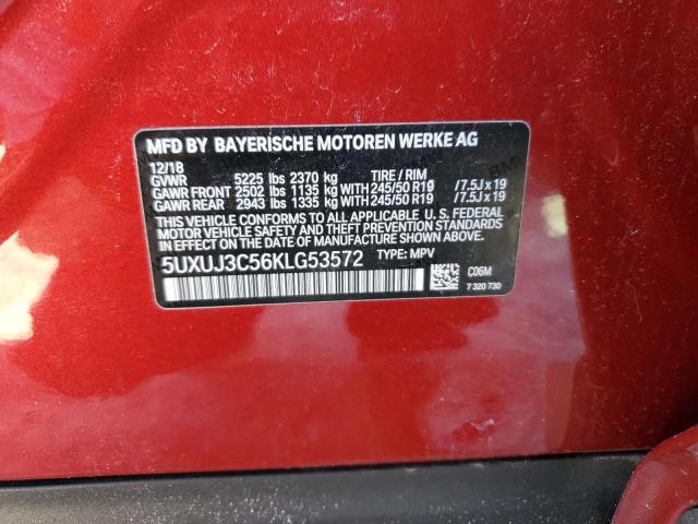 5UXUJ3C56KLG53572 BMW X4 Xdrive30i