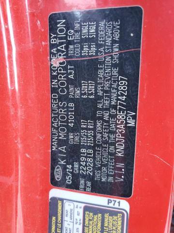 KNDJP3A58E7742897 KIA SOUL +