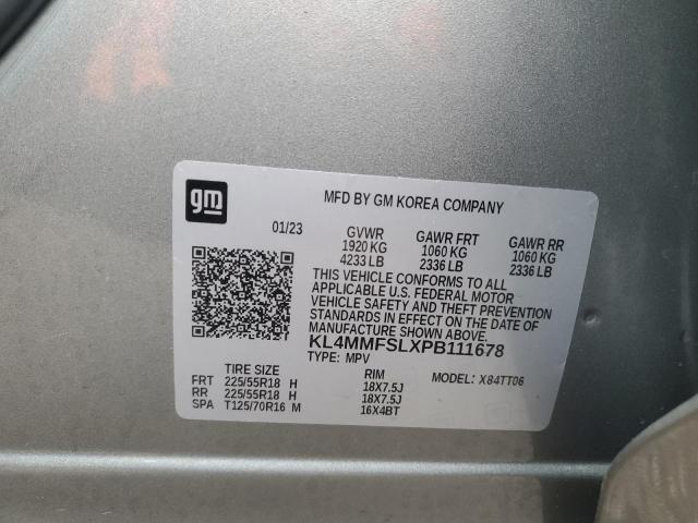 KL4MMFSLXPB111678 Buick Encore Gx Essence
