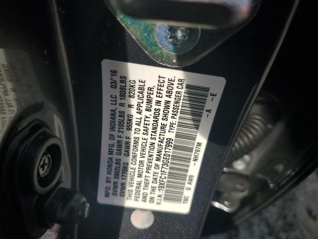 19XFC1F73GE017999 Honda CIVIC EXL