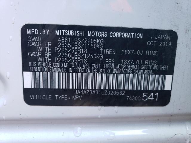JA4AZ3A31LZ020532 Mitsubishi Outlander Se