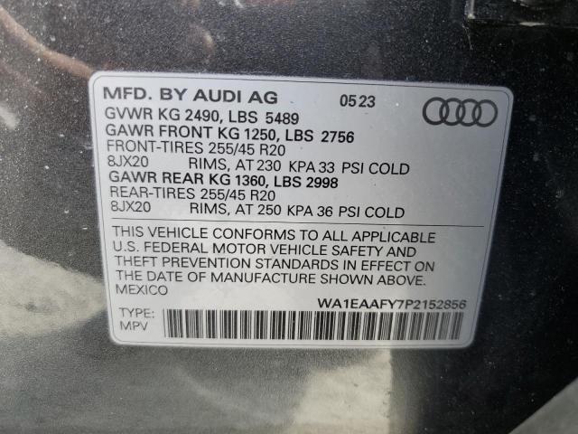 WA1EAAFY7P2152856 Audi Q5 Premium Plus 45