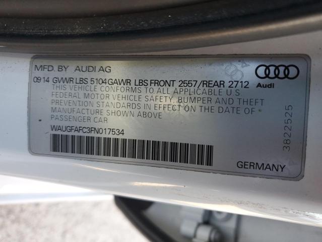 WAUGFAFC3FN017534 Audi A6 Premium Plus