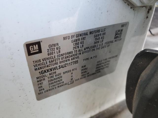 1GKKNWLS4JZ117785 GMC Acadia Slt-2