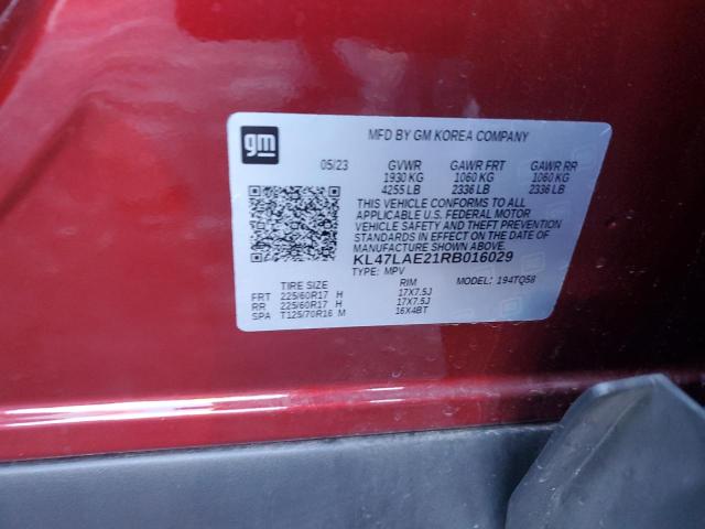 KL47LAE21RB016029 Buick Envista Preferred