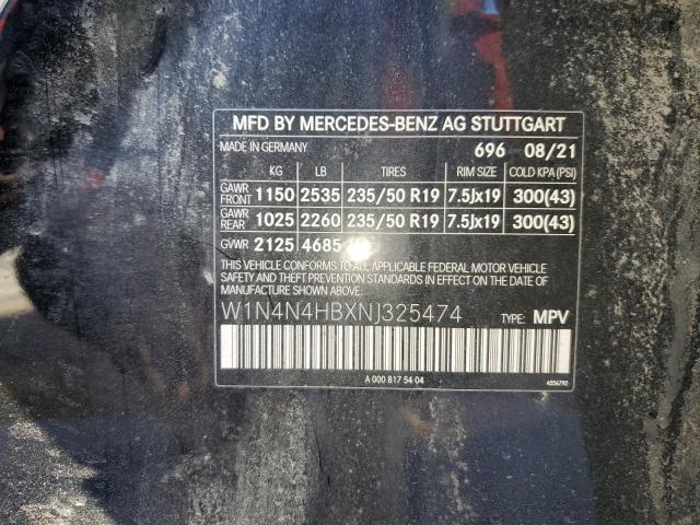 W1N4N4HBXNJ325474 Mercedes-Benz Gla 250 4matic