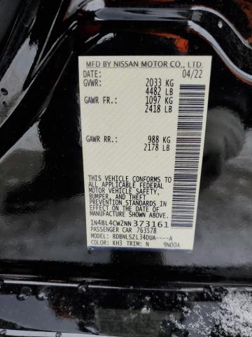 1N4BL4CW2NN373161 Nissan ALTIMA SR