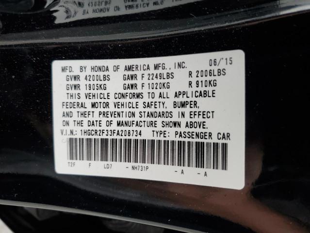 1HGCR2F33FA208734 Honda ACCORD LX