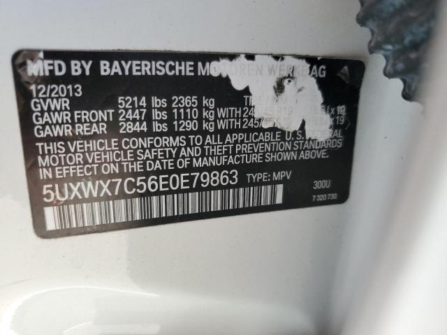 5UXWX7C56E0E79863 BMW X3 Xdrive35i