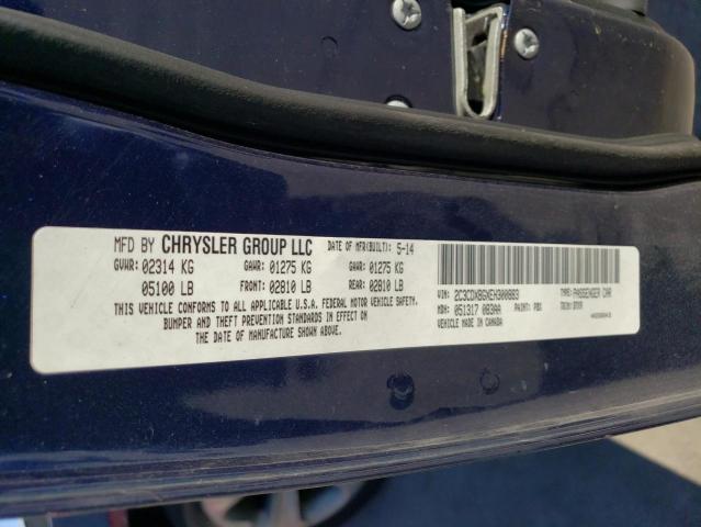 2C3CDXBGXEH300883 Dodge Charger Se