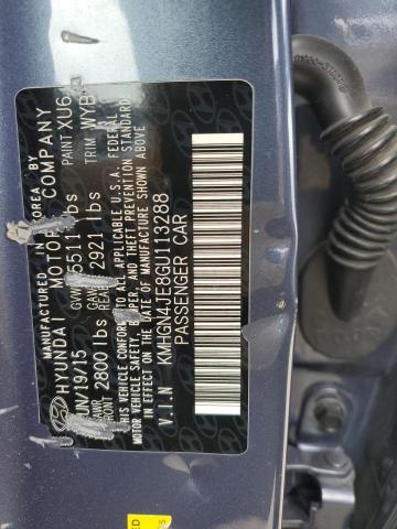 KMHGN4JE8GU113288 Hyundai Genesis 3.8l