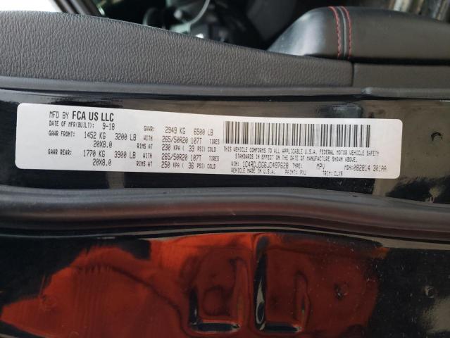 1C4RDJDG6JC497628 Dodge DURANGO GT