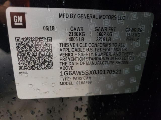 1G6AW5SX0J0170521 Cadillac CTS
