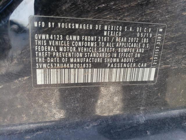 3VWC57BU6KM201633 Volkswagen JETTA S