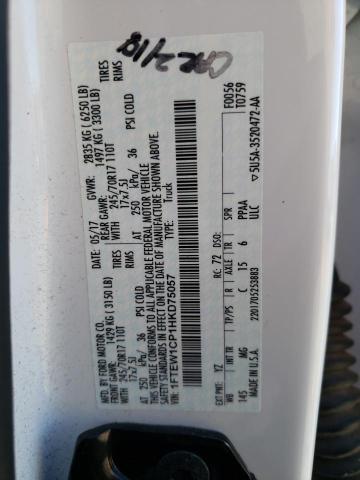 1FTEW1CP1HKD75057 Ford F150 Supercrew