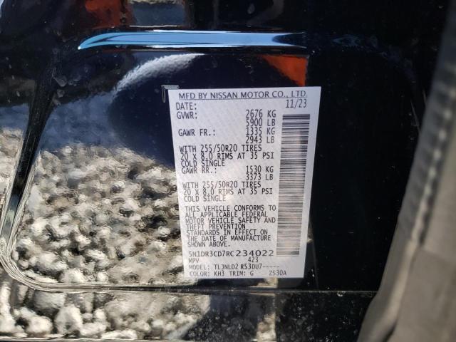 5N1DR3CD7RC234022 Nissan Pathfinder Sl