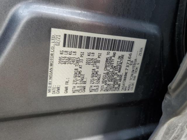 5N1AT3BB8MC737166 Nissan ROGUE SV