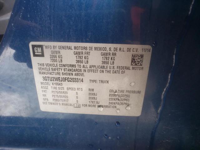 3GTU2WEJ0FG203314 GMC Sierra K1500 Denali