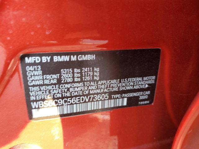 WBS6C9C56EDV73605 BMW M6 Gran Coupe