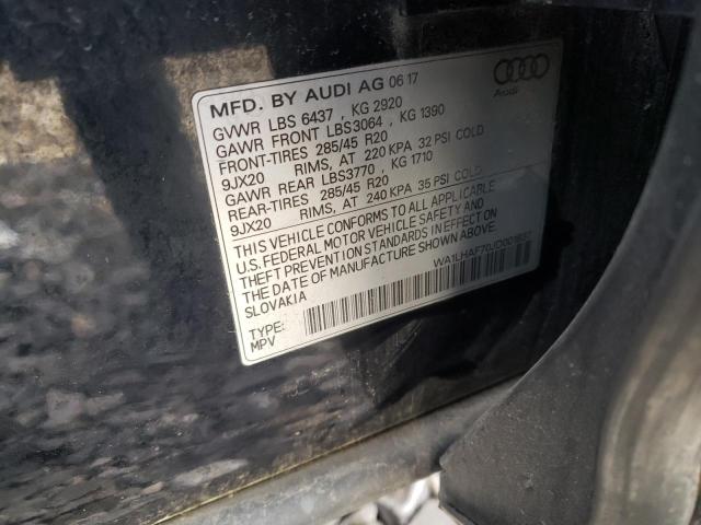 WA1LHAF70JD001637 Audi Q7 Premium Plus