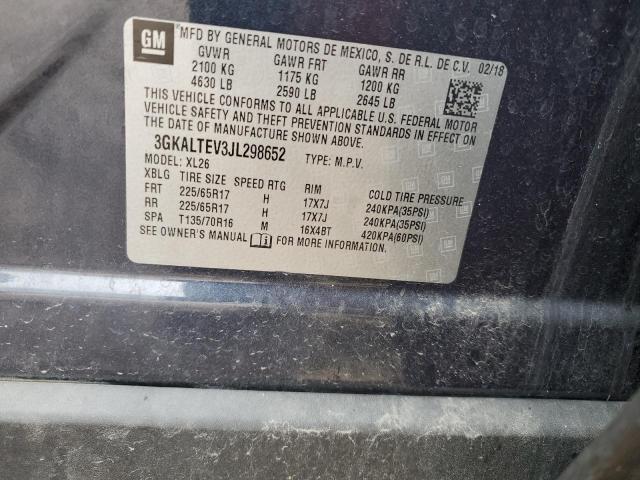 3GKALTEV3JL298652 GMC Terrain Sle
