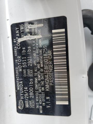 KMHGN4JE8FU018759 Hyundai Genesis 3.8l