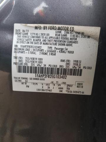1FAHP2F82EG103402 Ford Taurus Limited