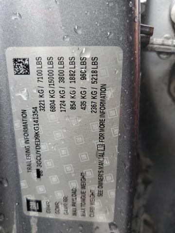 3GCUYDED9KG141354 Chevrolet Silverado K1500 Lt