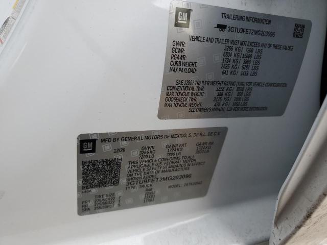 3GTU9FET2MG203096 GMC Sierra K1500 Denali